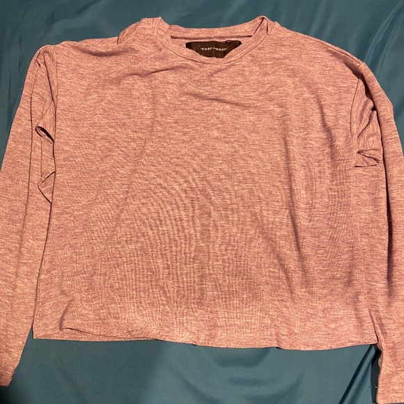 Code x Mode purple cropped long-sleeved shirt - Picture 3 of 3